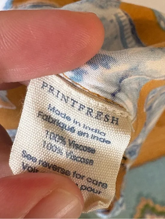 Printfresh chic to sleep nightgown in tobacco fancy cat print - Picture 9 of 9